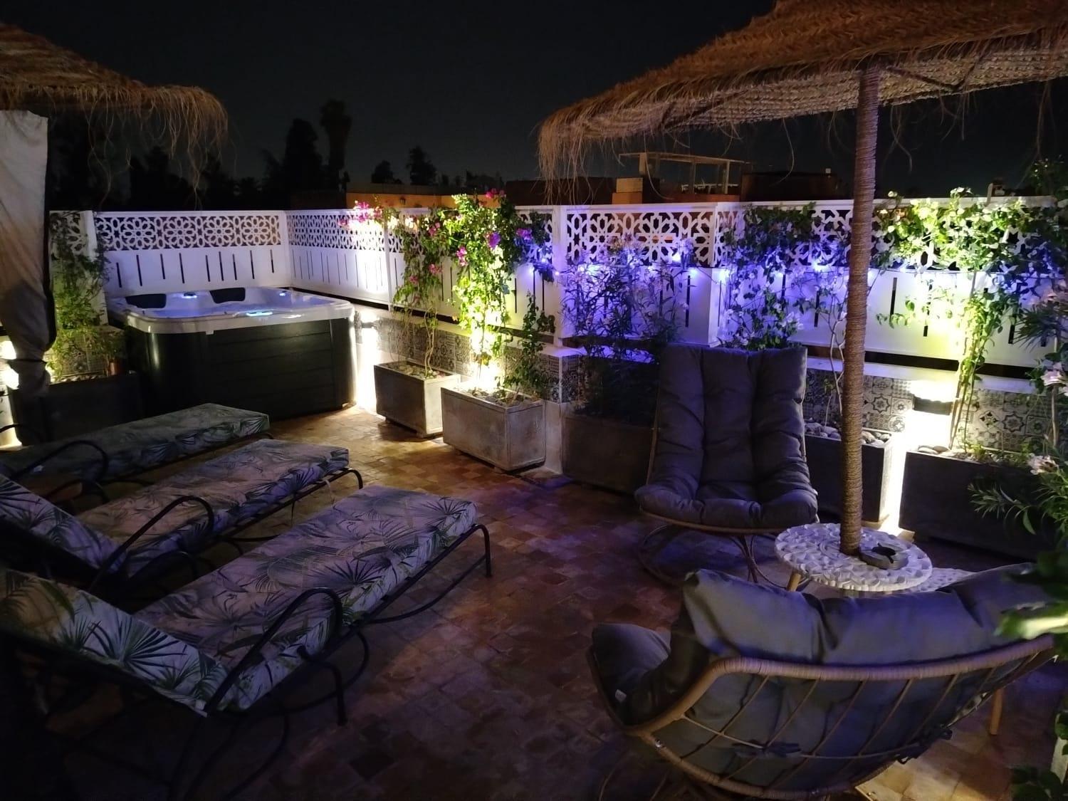 Riad & Spa Sous Le Soleil Chez Jerome Et Pamela Ch Lagon Marrakesh Eksteriør billede